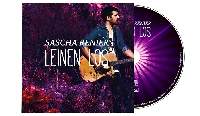 Album Cover Design Leinen Los Sascha Renier von Grafikdesigner und Fotograf aus Bamberg und Berlin Steven P. Carnarius