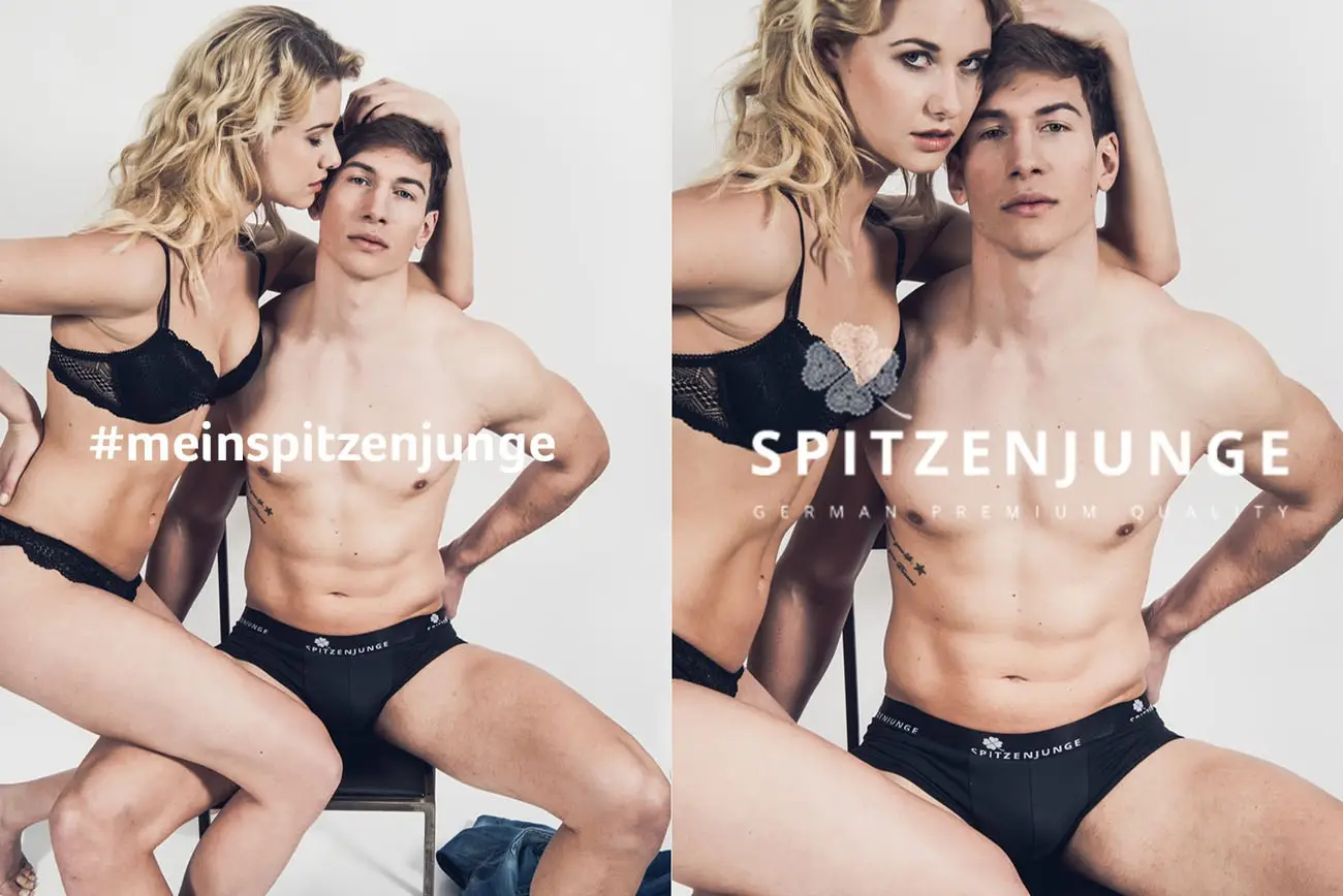 Spitzenjunge Berlin AD Campaign