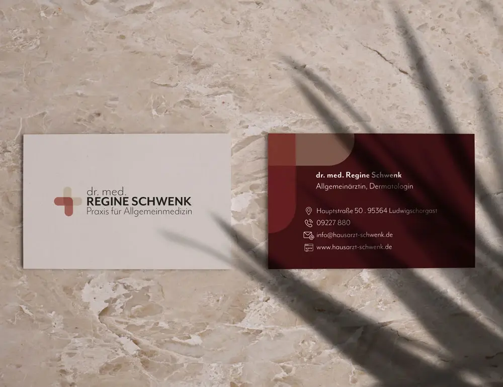 Branding für Hausarztpraxis von Designstudio Steven P. Carnarius aus Bamberg und Berlin