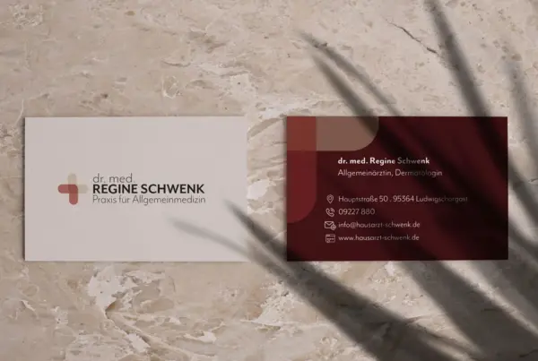 Branding für Hausarztpraxis von Designstudio Steven P. Carnarius aus Bamberg und Berlin