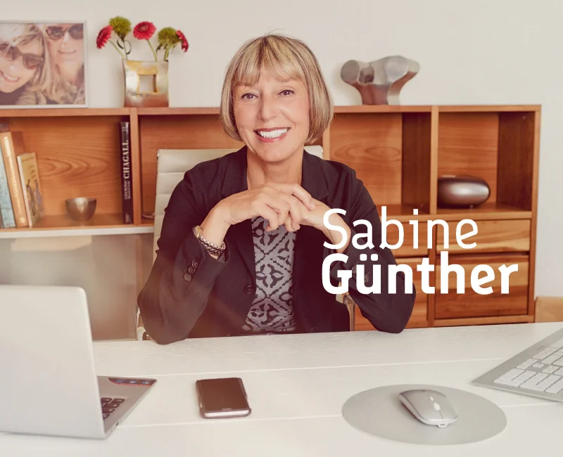 Neugestaltung des Corporate Designs und der Homepage für Sabine Günther