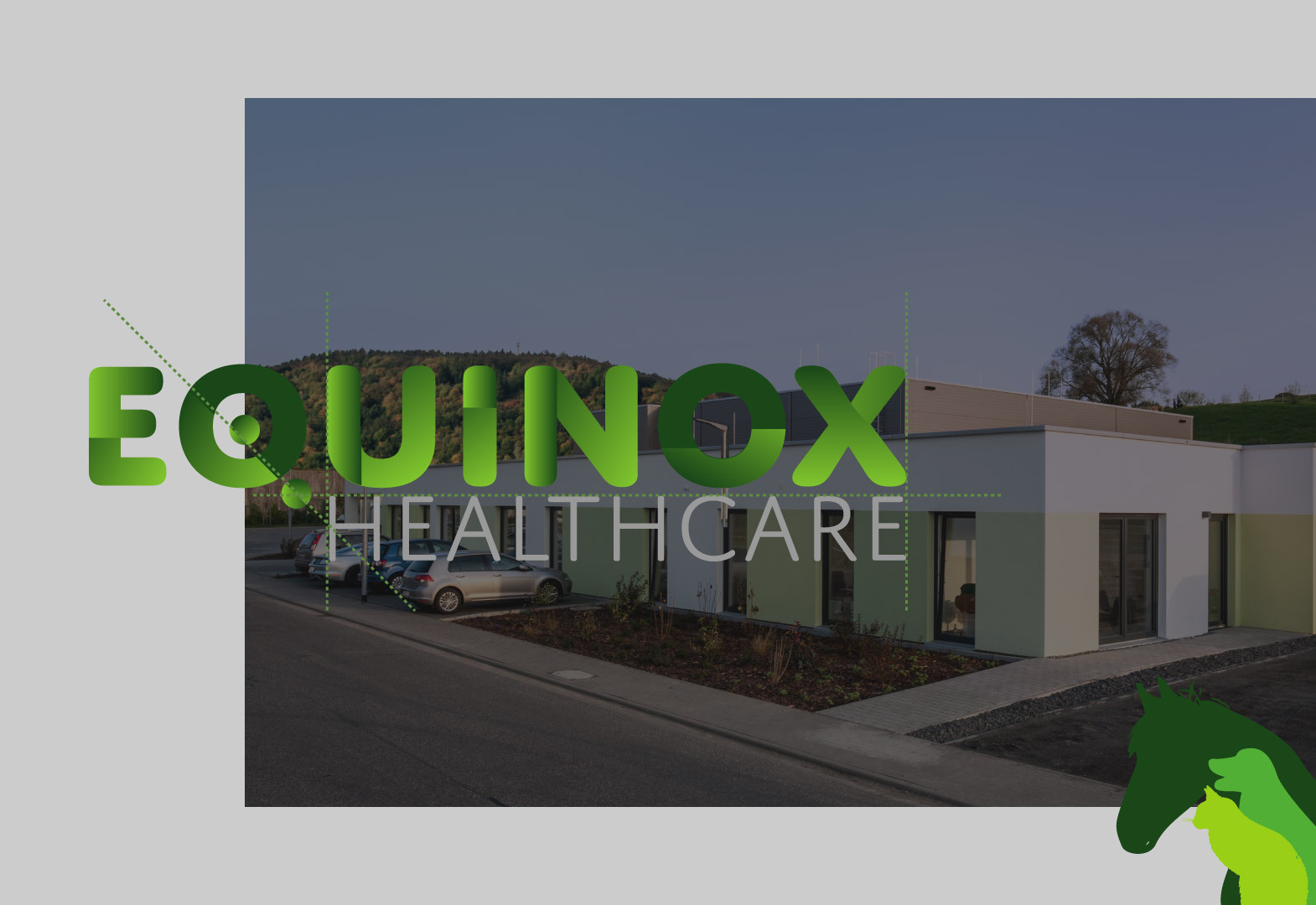 Markenentwicklung Branding Corporate Design für die Equinox Healthcare GmbH aus Linsengericht bei Frankfurt am Main
