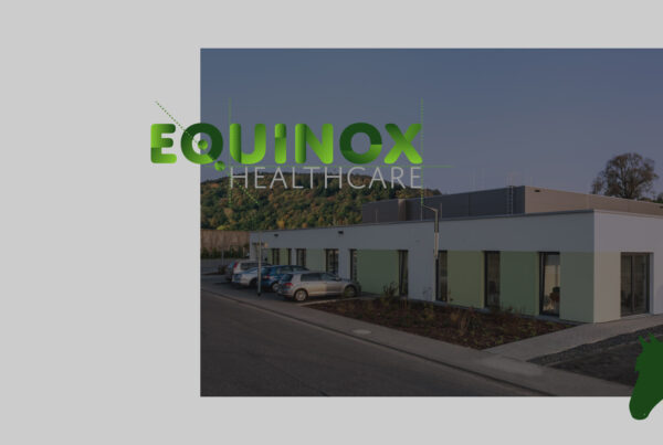 Markentwicklung für das erste Strahlentherapie Zentrum für Pferde in Deutschland - die Equinox Healthcare GmbH in Linsengericht bei Frankfurt am Main