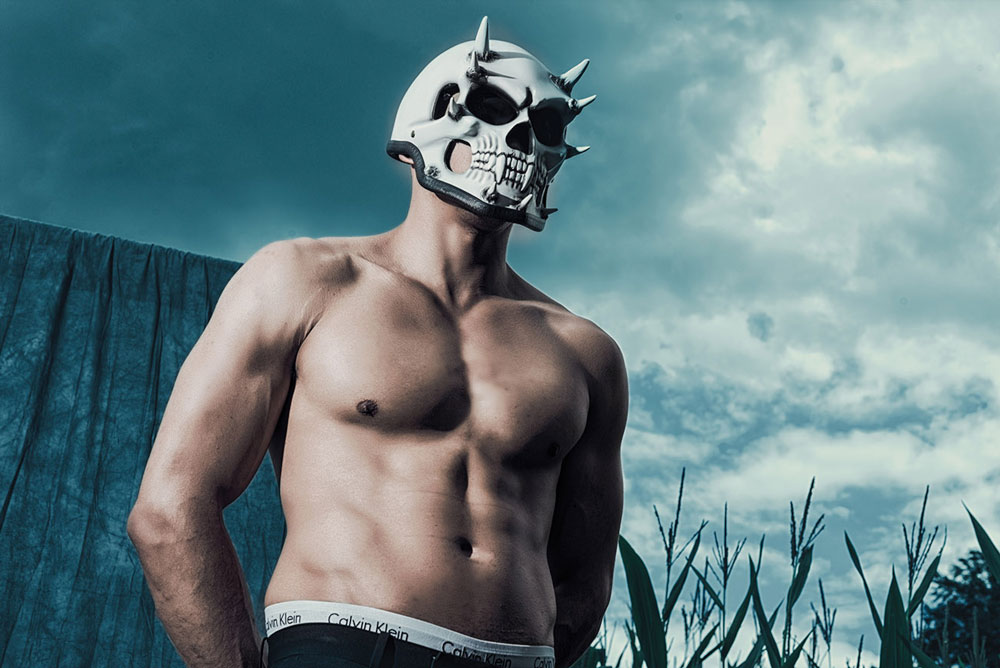 The Mask - Anthony Palmerio - fotografiert fürs Kaltblut Magazine von Steven P. Carnarius Fotograf BAmberg und Berlin